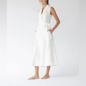 Adriana Fernandez Haze Linen Dress